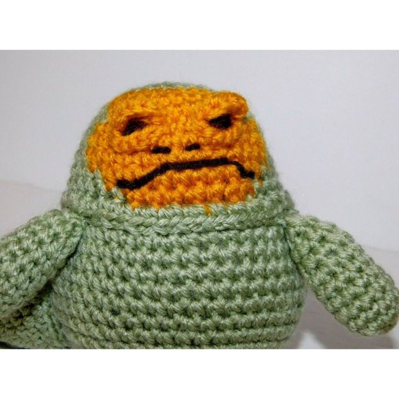 Hand Crochet Star Wars Jabba the Hutt Stuffed Toy 7" - Picture 3 of 7